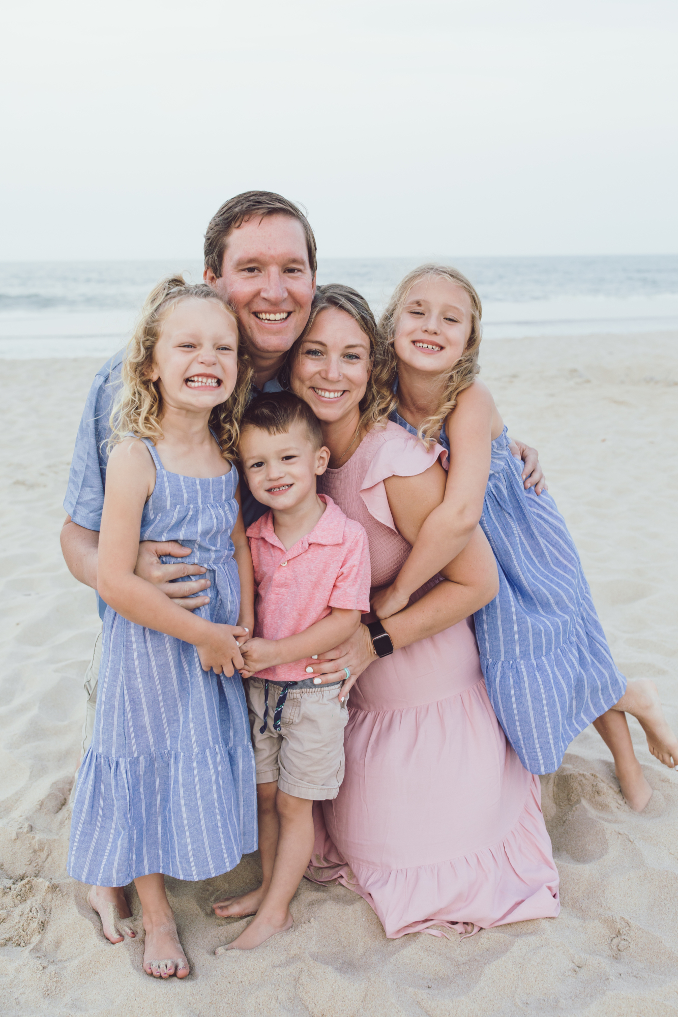 Candid family moment captured on Bethany Beach
