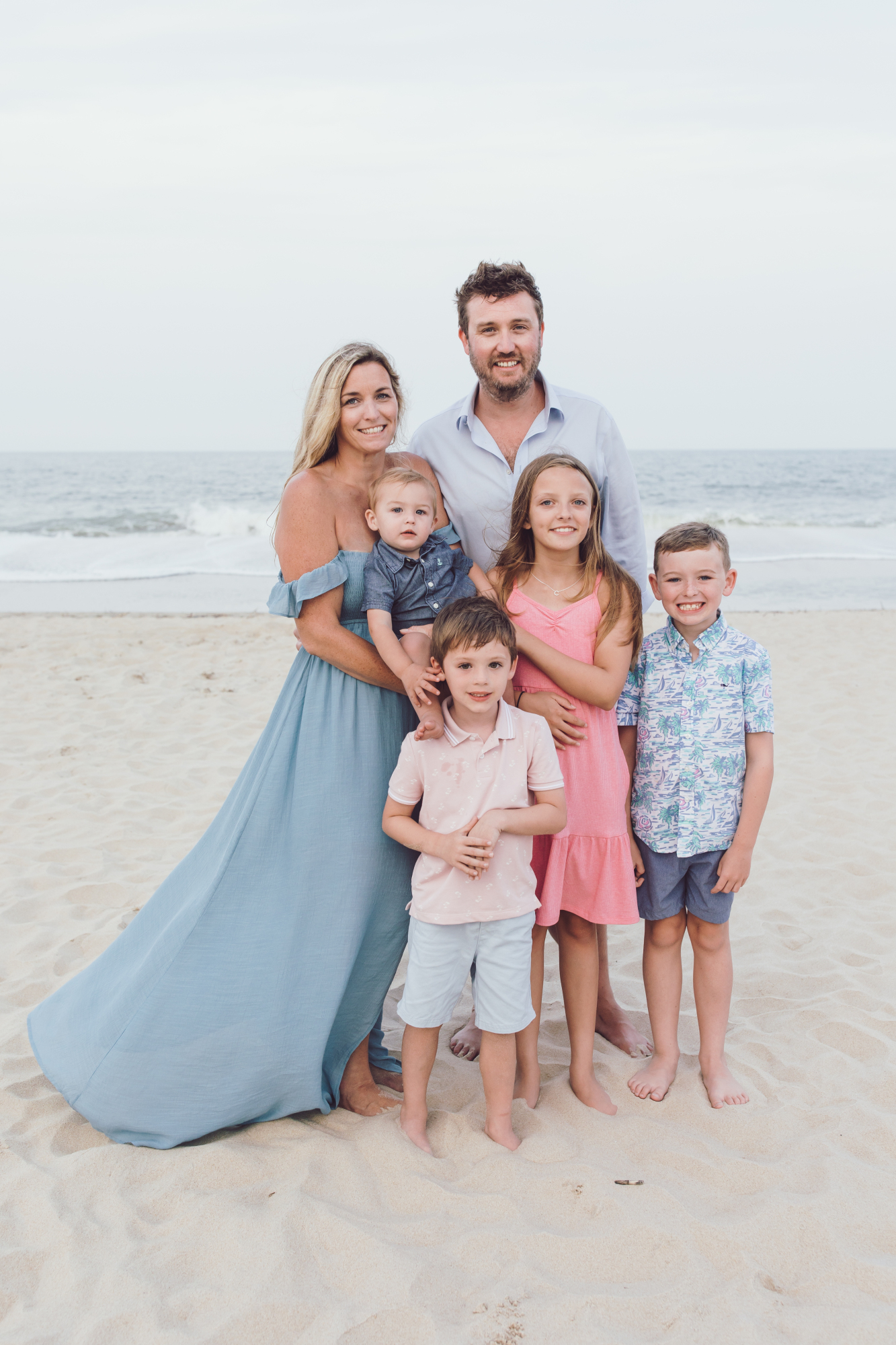 Extended family portrait on Bethany Beach
