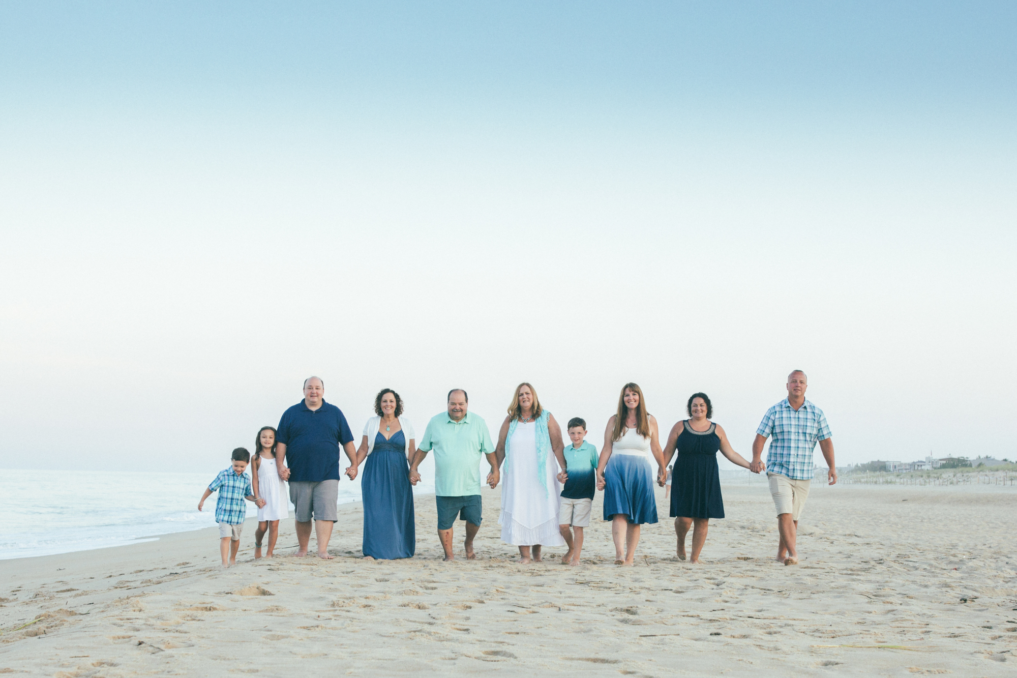 Golden hour family session on Bethany Beach
