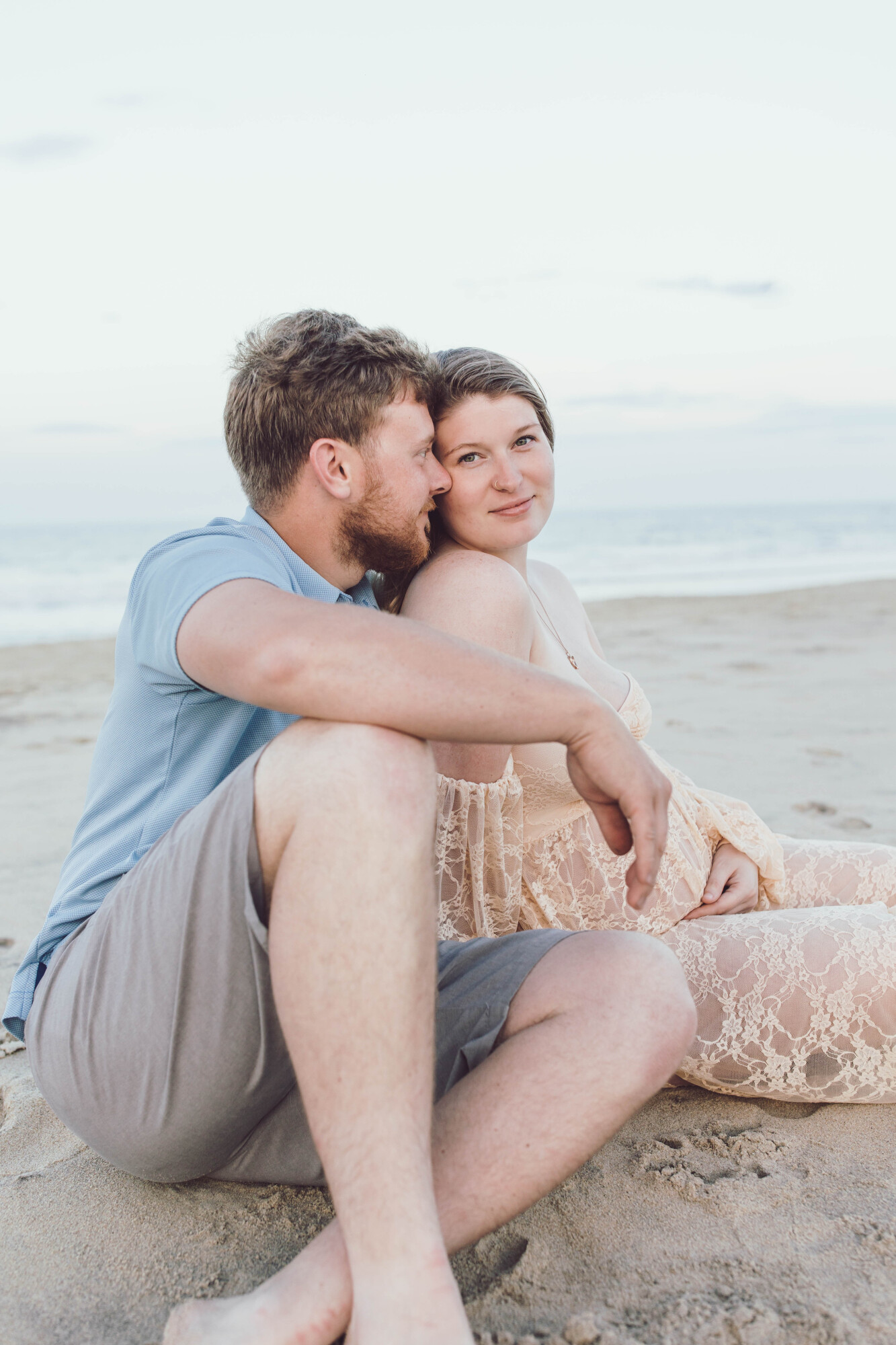 Couple at sunset on Bethany Beach